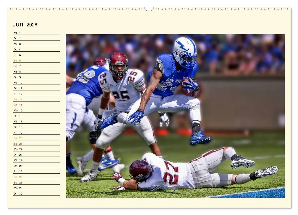 Bild: 9783457960950 | American Football - Taktik und Athletik (Wandkalender 2026 DIN A2...
