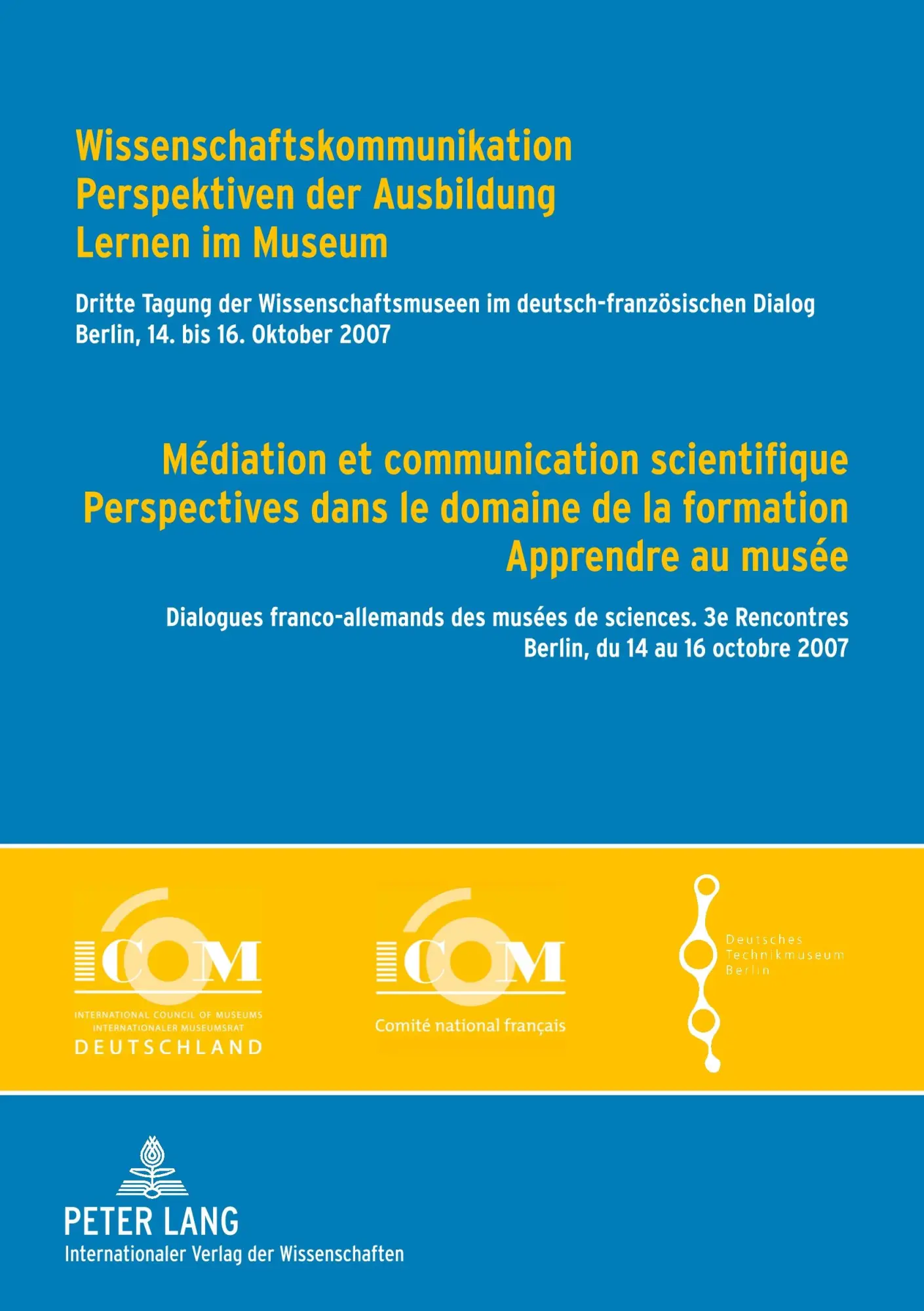 Cover: 9783631580950 | Wissenschaftskommunikation - Perspektiven der Ausbildung - Lernen...
