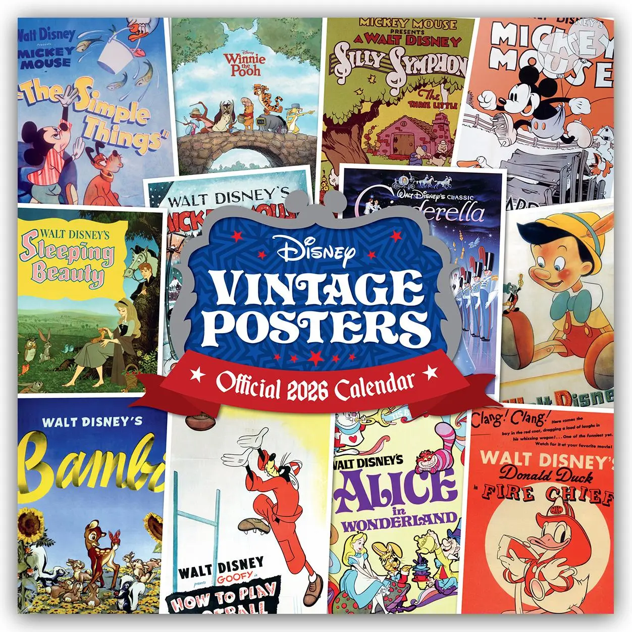Cover: 9783803530950 | Disney Vintage Posters - Disney Filmplakate - Offizieller Kalender...