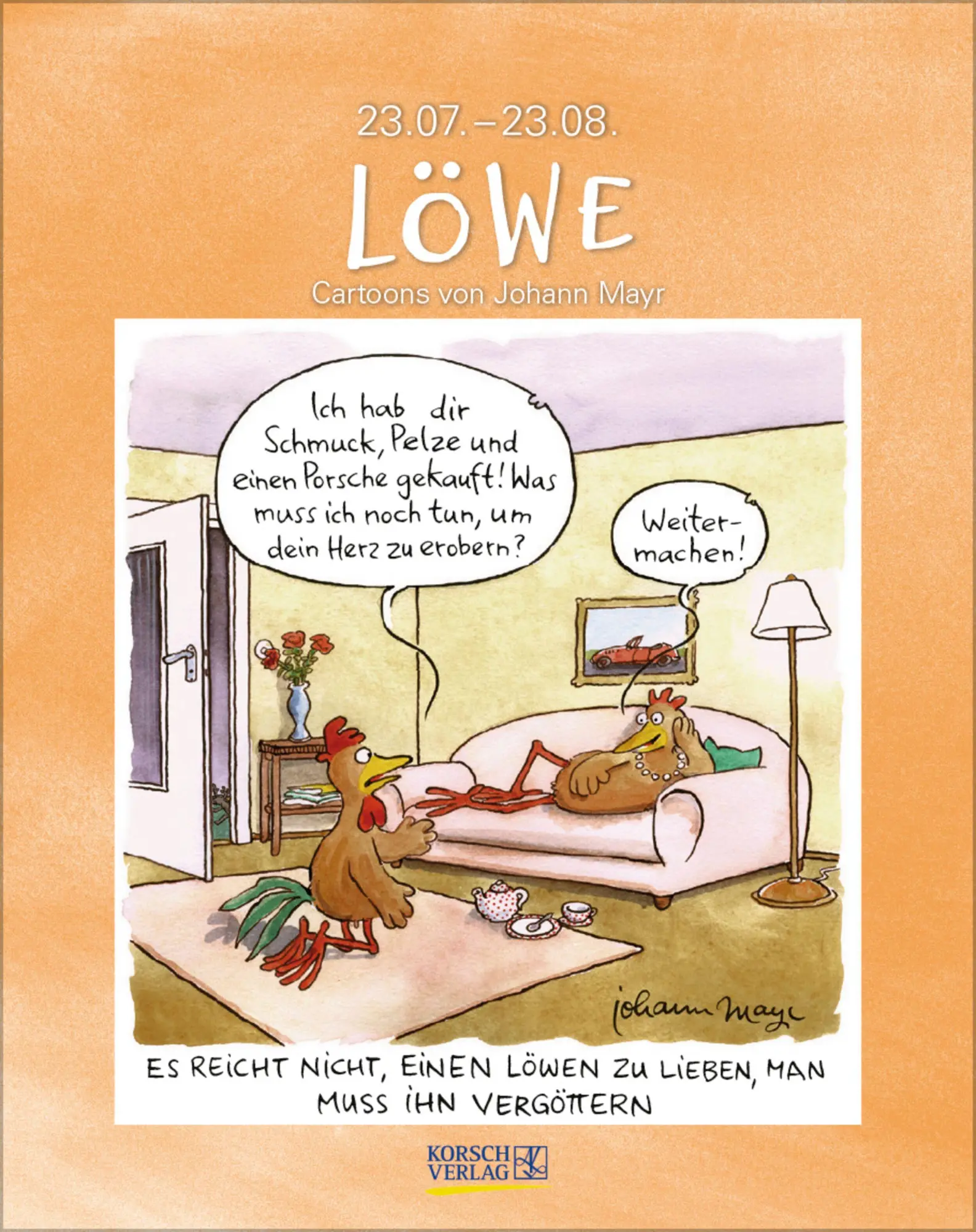 Cover: 9783819300950 | Löwe 2027 | Verlag Korsch | Kalender | Spiralbindung | 13 S. | Deutsch