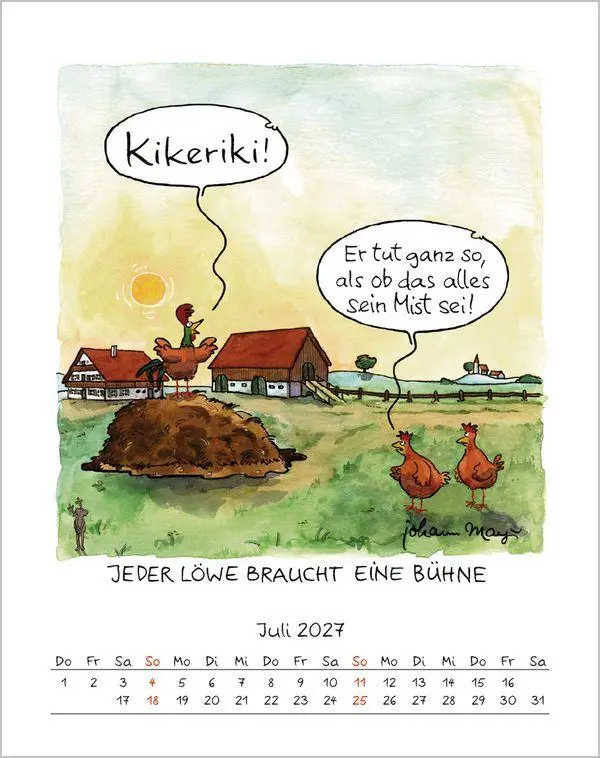 Bild: 9783819300950 | Löwe 2027 | Verlag Korsch | Kalender | Spiralbindung | 13 S. | Deutsch