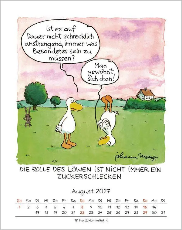 Bild: 9783819300950 | Löwe 2027 | Verlag Korsch | Kalender | Spiralbindung | 13 S. | Deutsch