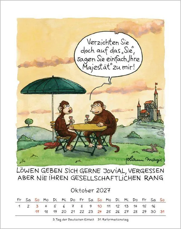 Bild: 9783819300950 | Löwe 2027 | Verlag Korsch | Kalender | Spiralbindung | 13 S. | Deutsch
