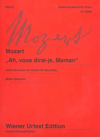 Cover: 9790500570950 | Ah, Vous Dirai-je, Maman - 12 Variations KV 300e | Mozart | Buch