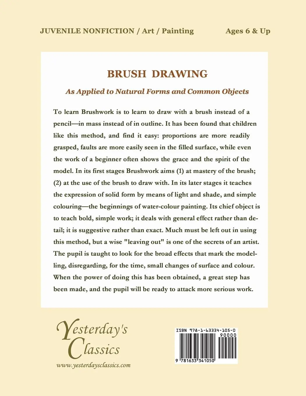 Rückseite: 9781633341050 | Brush Drawing as Applied to Natural Forms and Common Objects...