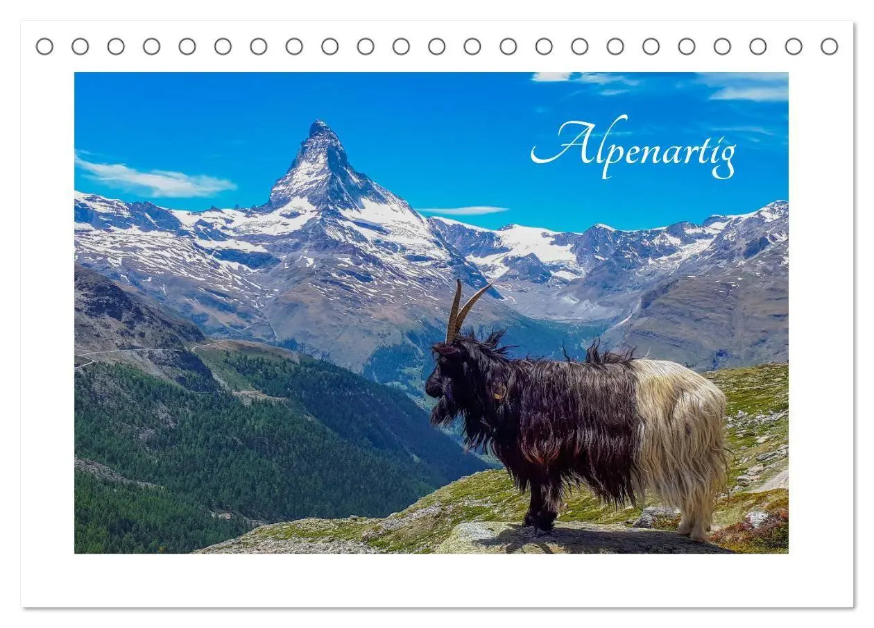 Cover: 9783569581050 | Alpenartig (Tischkalender 2027 DIN A5 quer), CALVENDO Monatskalender
