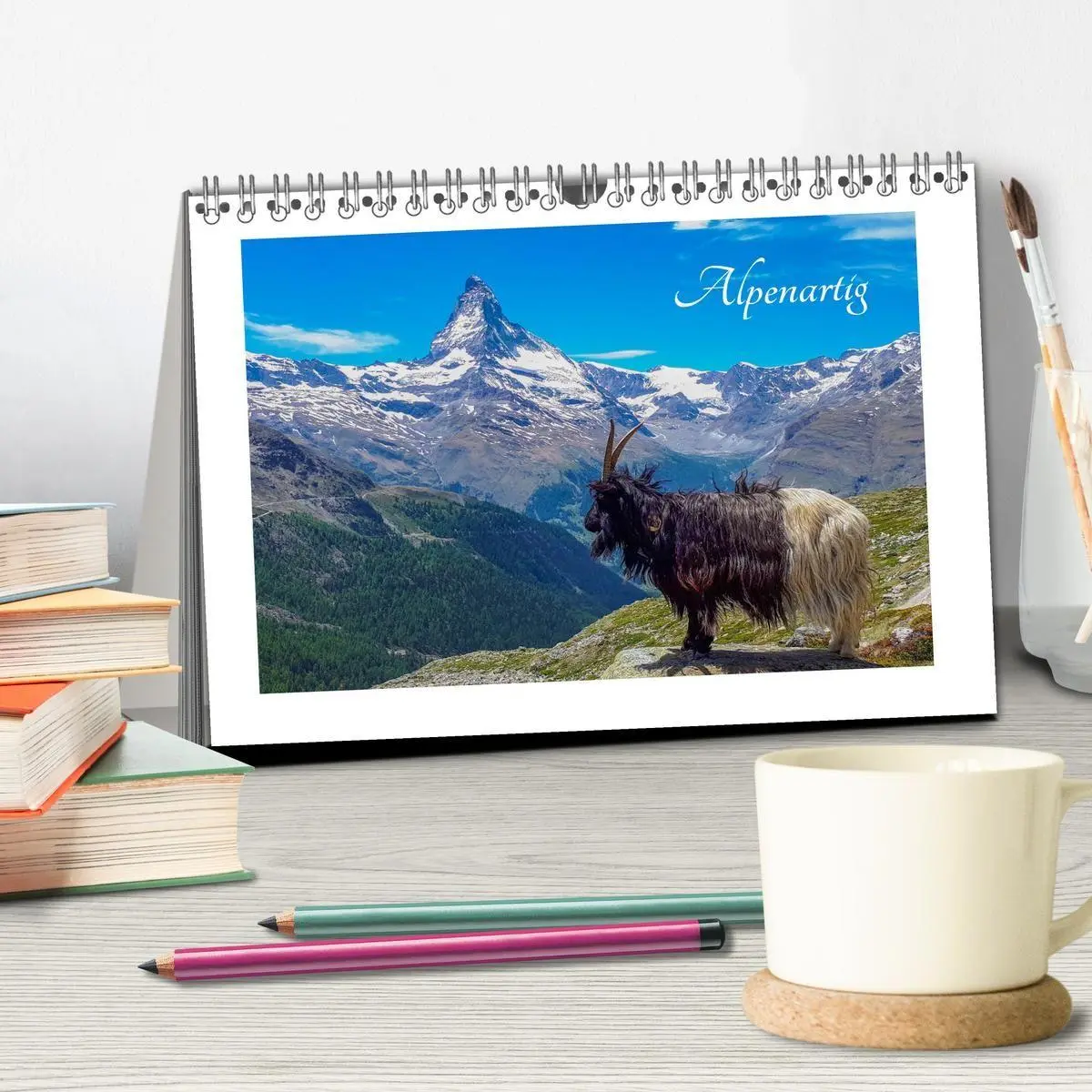 Bild: 9783569581050 | Alpenartig (Tischkalender 2027 DIN A5 quer), CALVENDO Monatskalender
