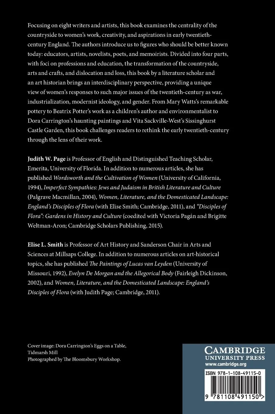 Rückseite: 9781108491150 | Women, Literature, and the Arts of the Countryside in Early...
