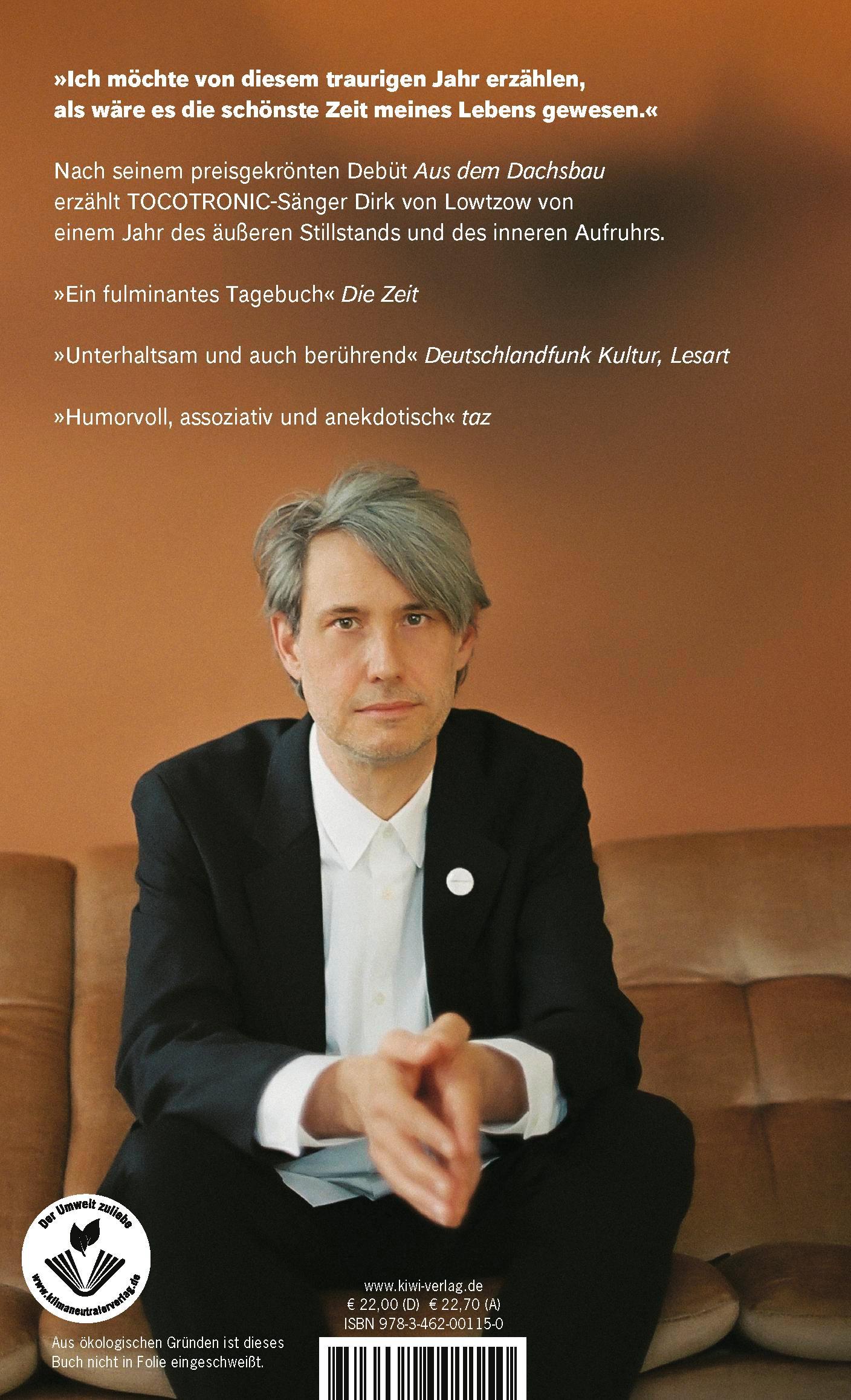 Rückseite: 9783462001150 | Ich tauche auf | Dirk von Lowtzow | Buch | 228 S. | Deutsch | 2023