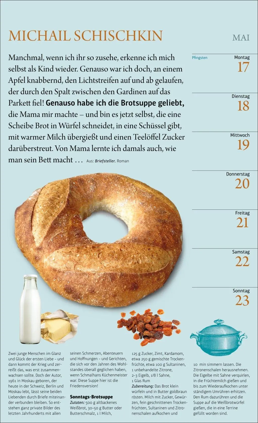 Bild: 9783840041150 | Sybil Gräfin Schönfeldts Literarischer Küchenkalender...
