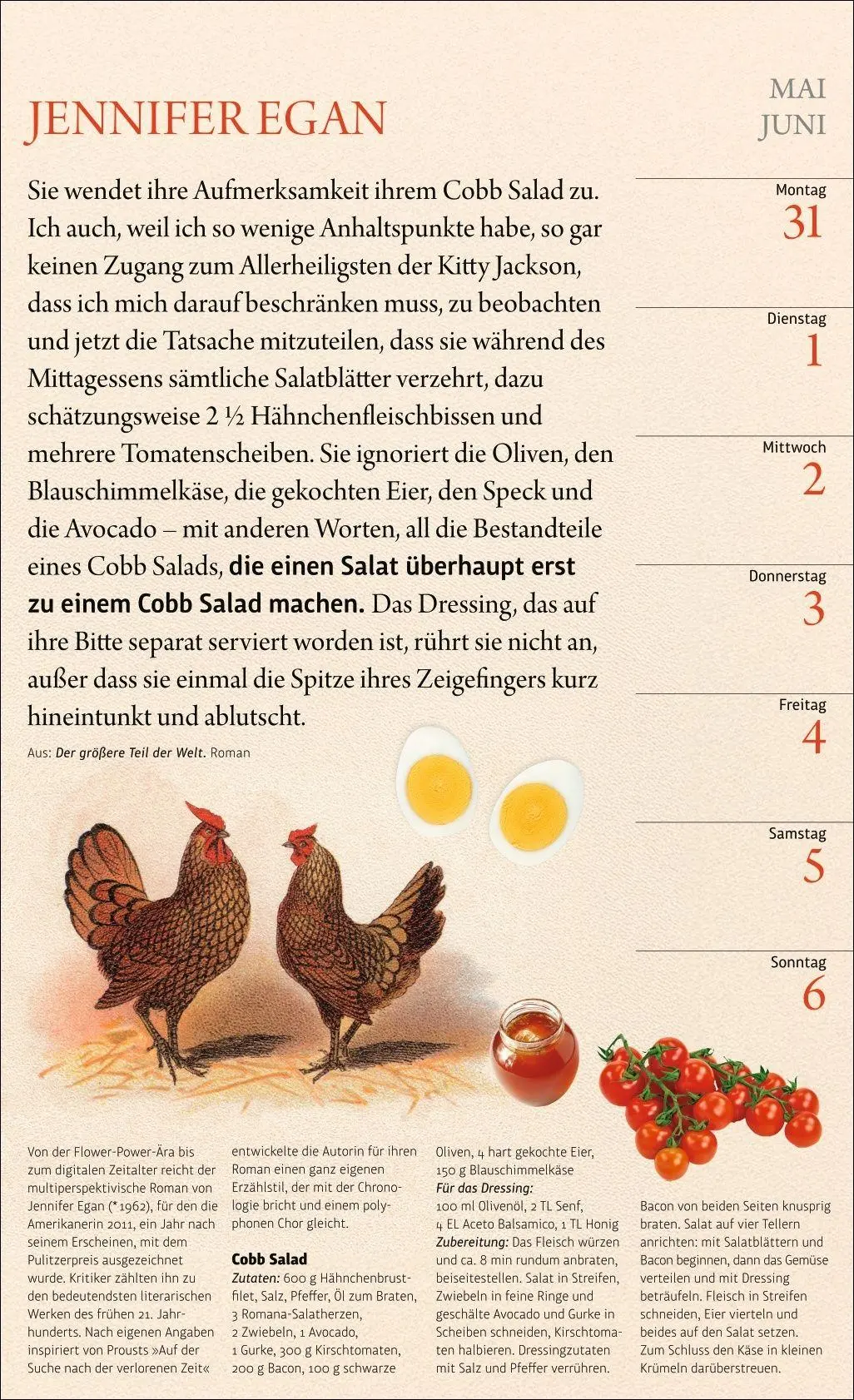 Bild: 9783840041150 | Sybil Gräfin Schönfeldts Literarischer Küchenkalender...
