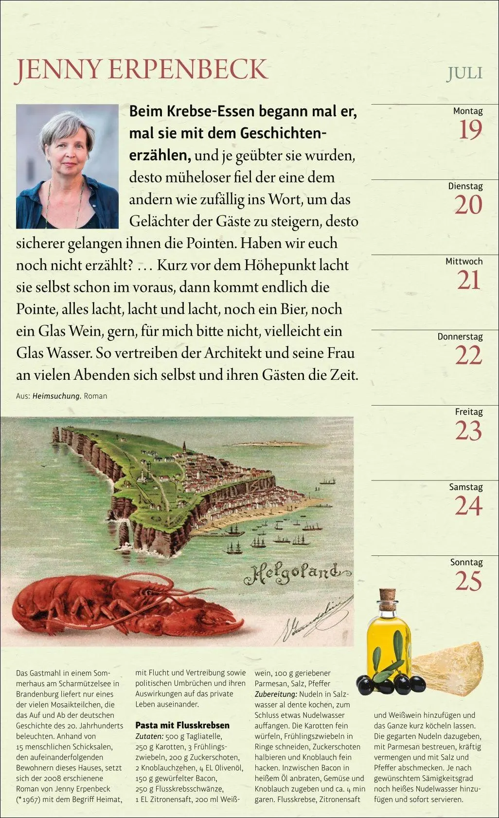 Bild: 9783840041150 | Sybil Gräfin Schönfeldts Literarischer Küchenkalender...