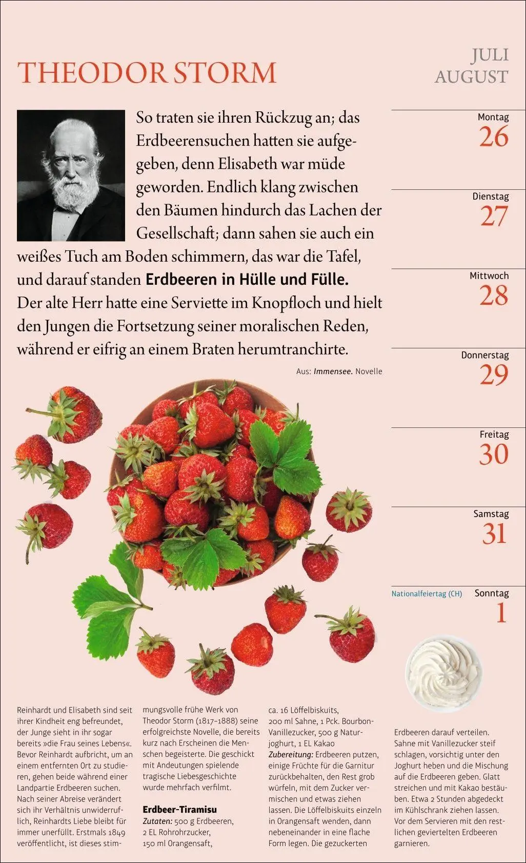 Bild: 9783840041150 | Sybil Gräfin Schönfeldts Literarischer Küchenkalender...