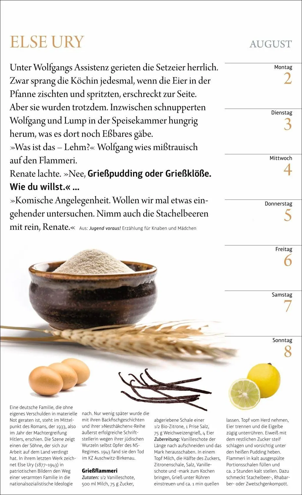 Bild: 9783840041150 | Sybil Gräfin Schönfeldts Literarischer Küchenkalender...