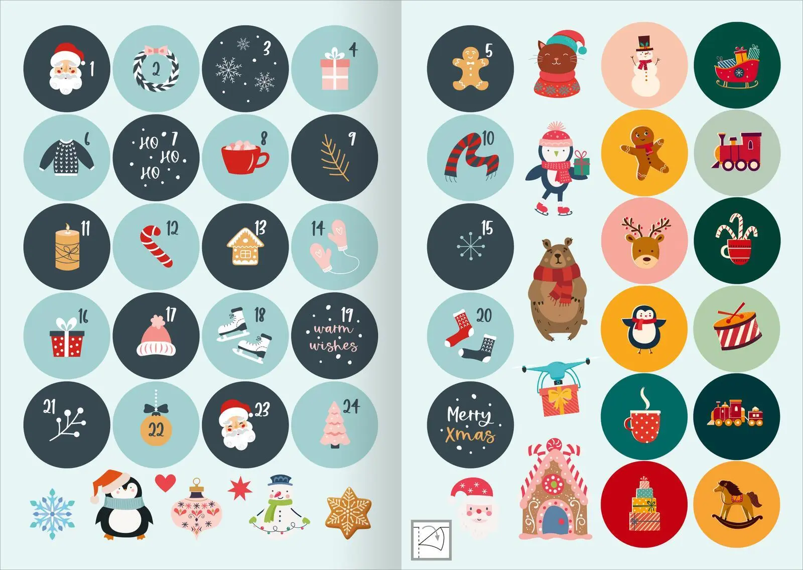 Bild: 4014489131250 | Weihnachtssticker | Über 200 Sticker | Broschüre | 16 S. | Deutsch