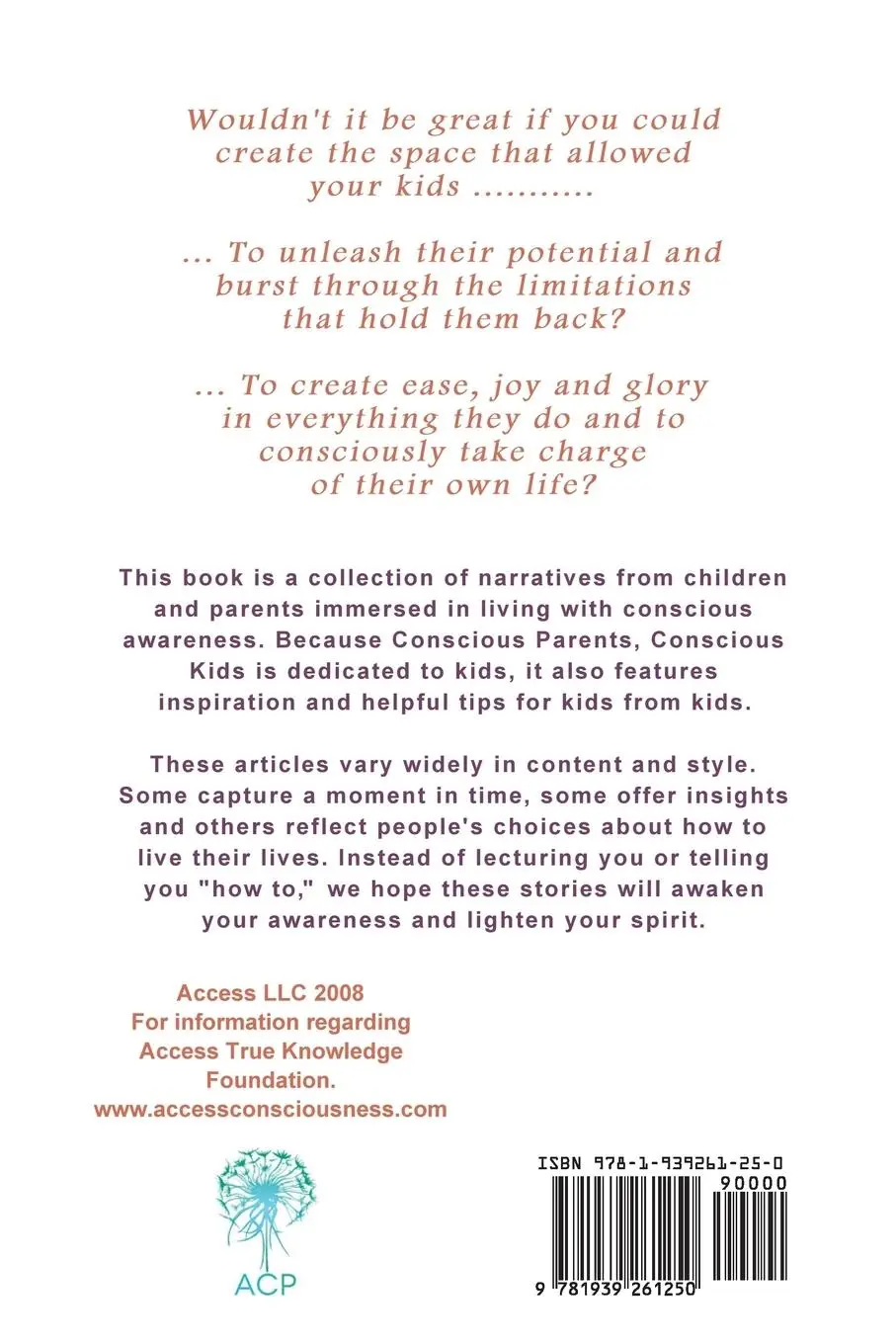 Rückseite: 9781939261250 | Conscious Parents, Conscious Kids | Taschenbuch | Englisch | 2013