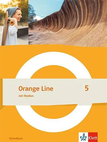 Cover: 9783125491250 | Orange Line 5 Grundkurs. Schulbuch mit Medien (fester Einband)...