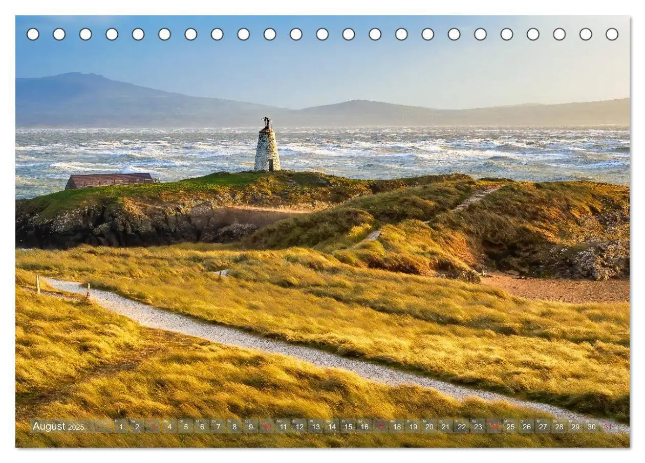 Bild: 9783435121250 | Wildes Wales (Tischkalender 2025 DIN A5 quer), CALVENDO Monatskalender