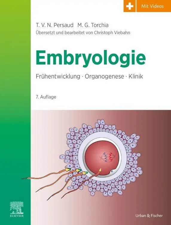 Cover: 9783437411250 | Embryologie | Frühentwicklung - Organogenese - Klinik | Buch | XVI
