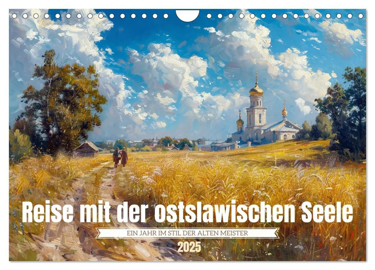Cover: 9783457141250 | Reise mit der ostslawischen Seele (Wandkalender 2025 DIN A4 quer),...