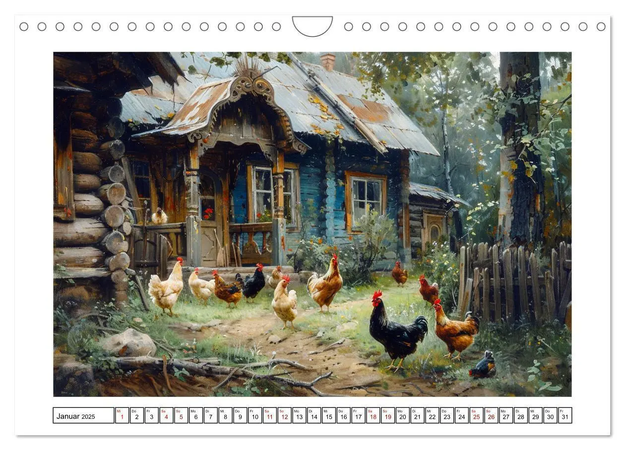 Bild: 9783457141250 | Reise mit der ostslawischen Seele (Wandkalender 2025 DIN A4 quer),...