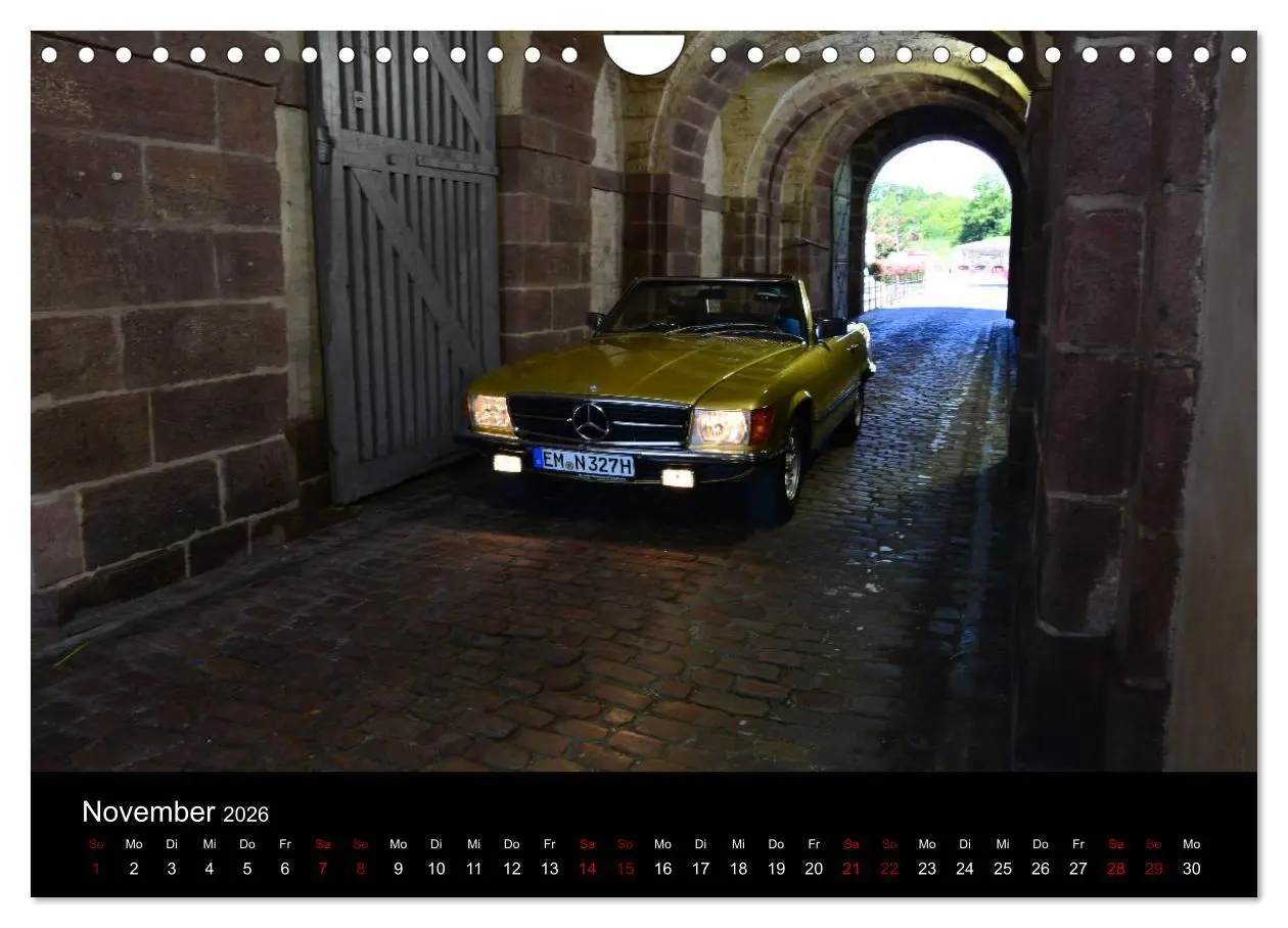 Bild: 9783457901250 | Mercedes SL W107 - zeitlose Eleganz (Wandkalender 2026 DIN A4...