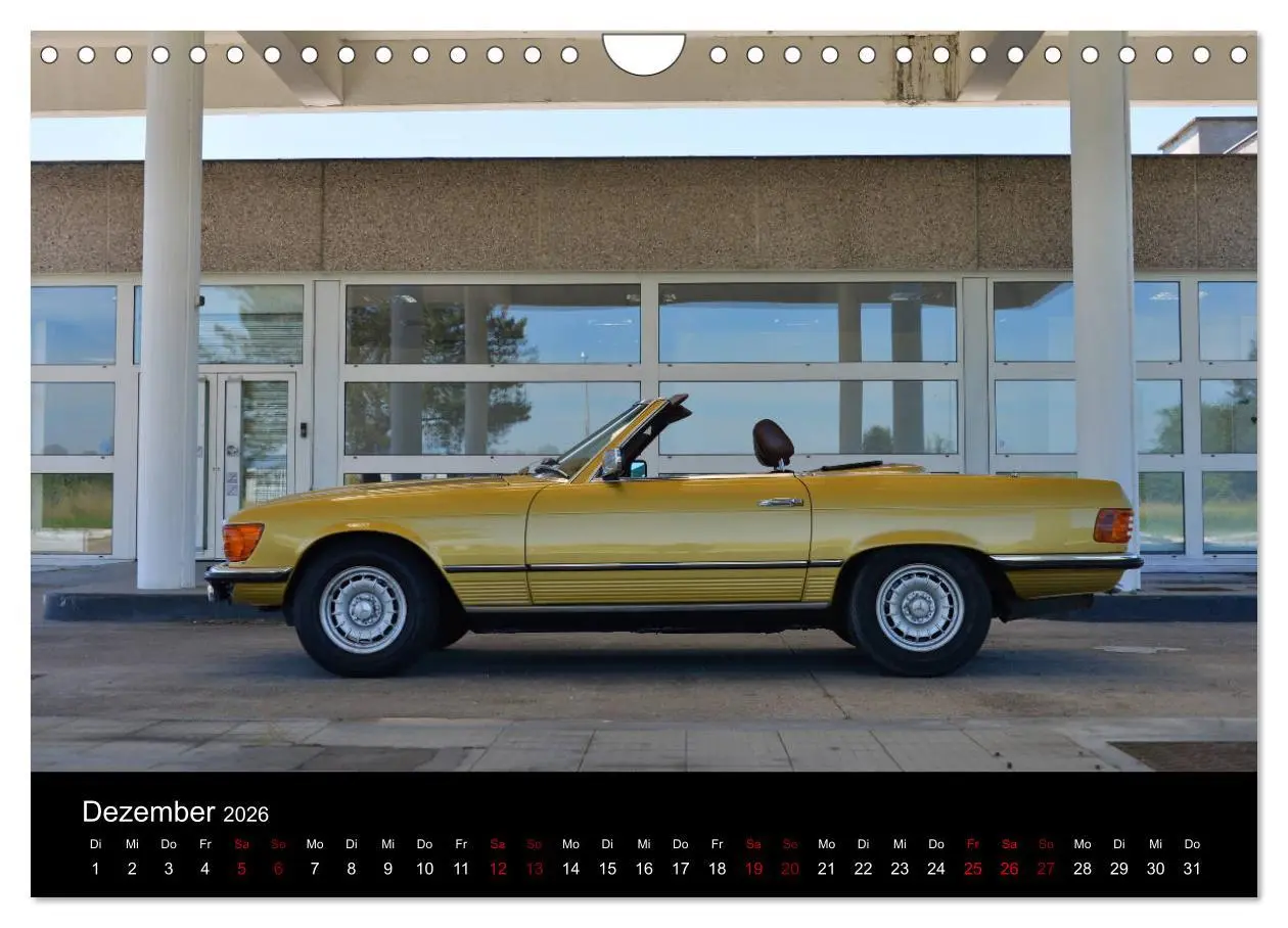 Bild: 9783457901250 | Mercedes SL W107 - zeitlose Eleganz (Wandkalender 2026 DIN A4...