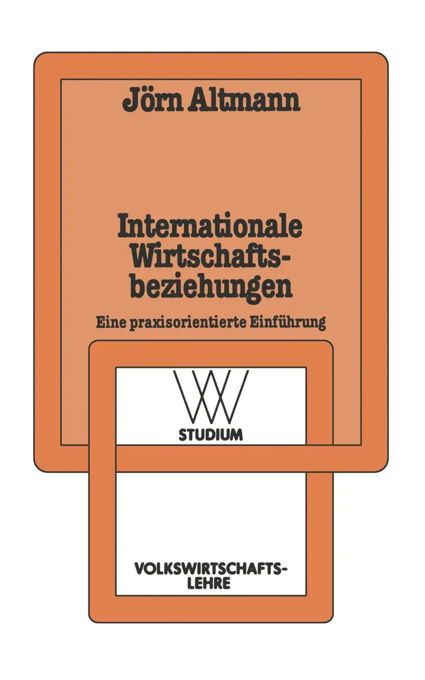 Cover: 9783531221250 | Internationale Wirtschaftsbeziehungen | Jörn Altmann | Taschenbuch