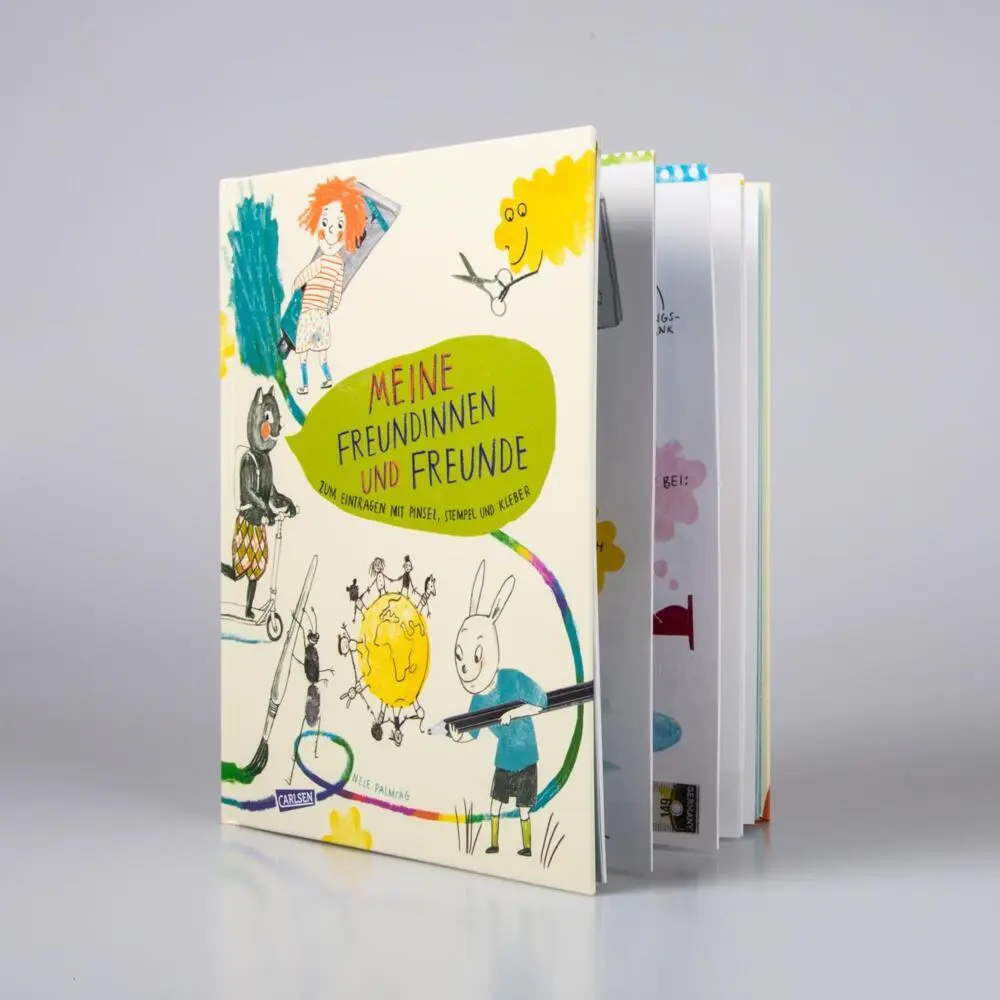 Autor: 9783551191250 | Meine Freundinnen und Freunde - zum Eintragen mit Pinsel, Stempel,...