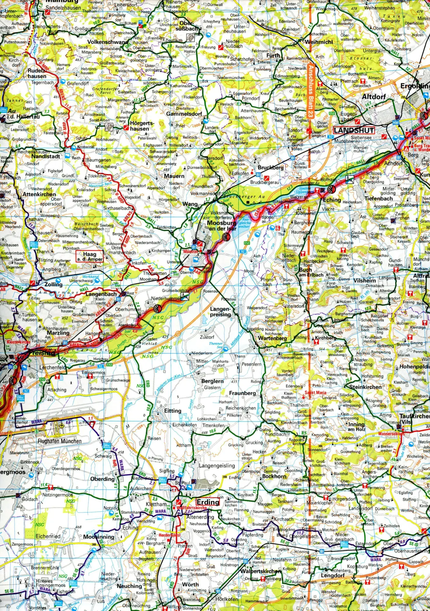 Bild: 9783969901250 | ADFC-Radtourenkarte 27 Oberbayern Ost Chiemsee/Inn 1:150.000, reiß-...