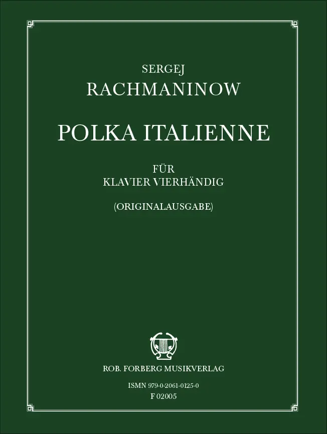Cover: 9790206101250 | Polka Italienne | Sergei Rachmaninov | Buch | Rob. Forberg Musikverlag