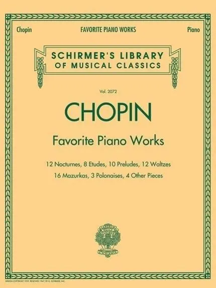 Cover: 9781423431350 | Favorite Piano Works | Schirmer Library of Classics Volume 2072 | Buch