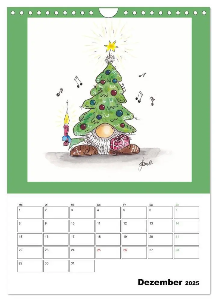 Bild: 9783435971350 | WichtelParade (Wandkalender 2025 DIN A4 hoch), CALVENDO Monatskalender