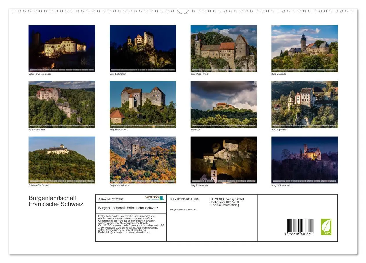 Bild: 9783516081350 | Burgenlandschaft Fränkische Schweiz (hochwertiger Premium...