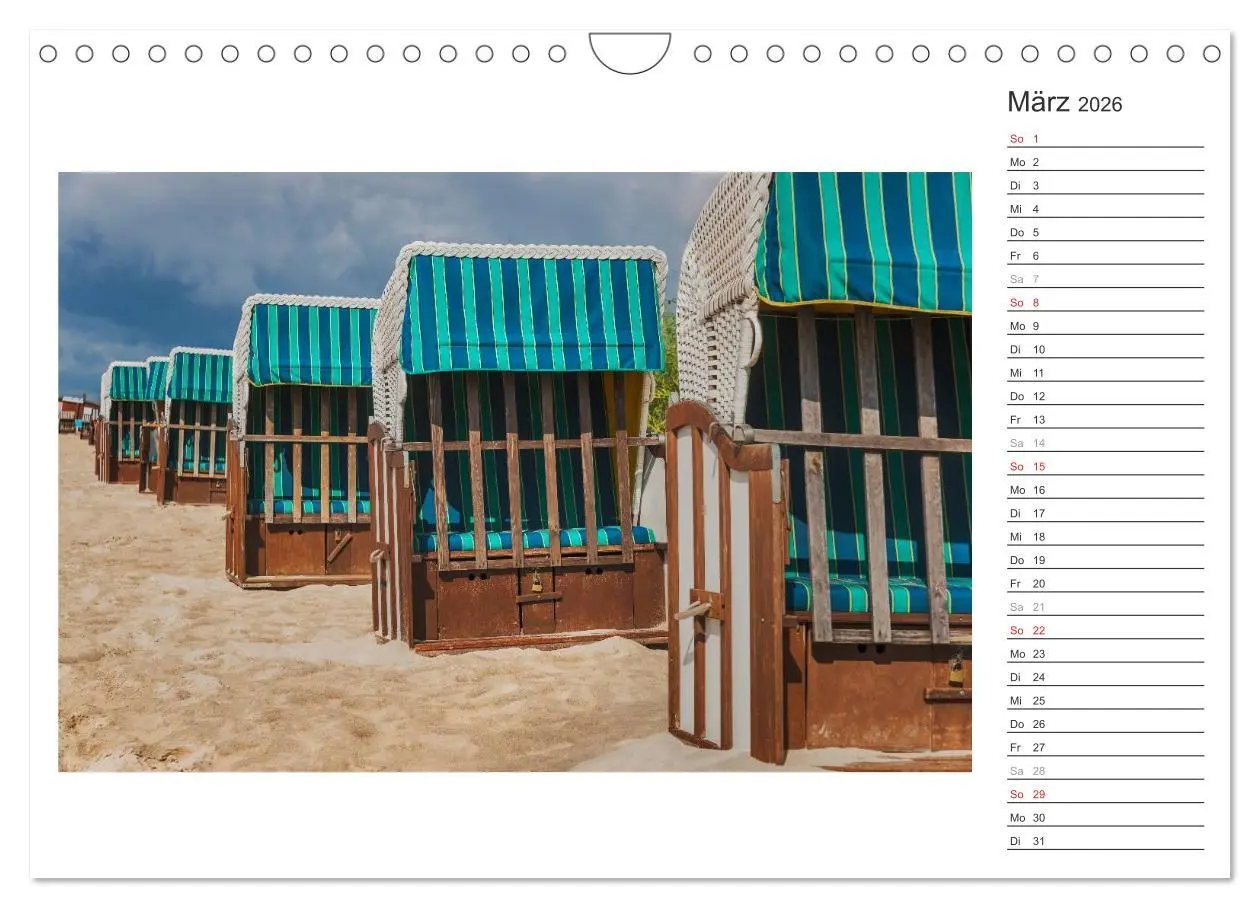 Bild: 9783516221350 | Zeit für Erholung - Insel Usedom / Geburtstagskalender...