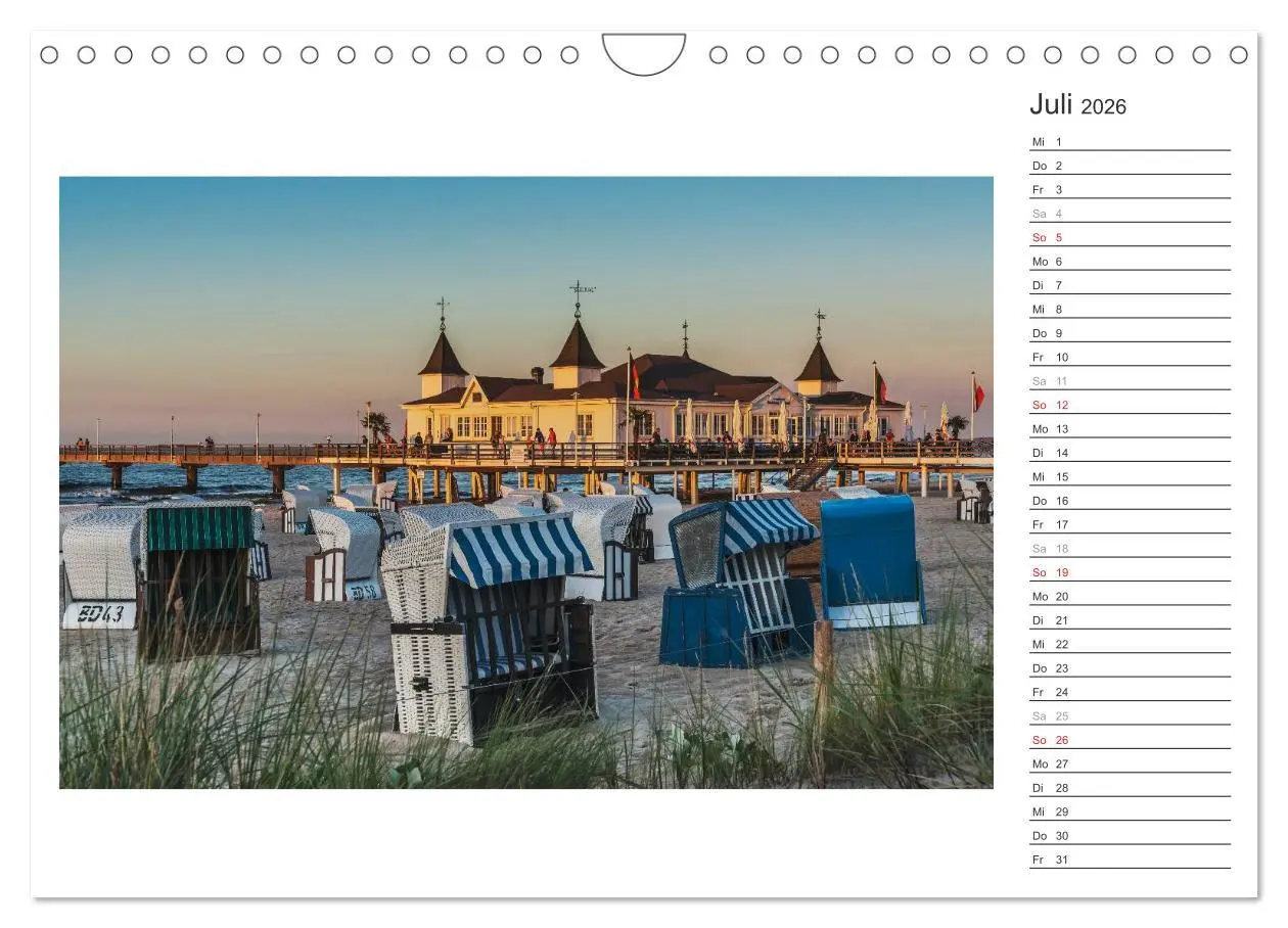 Bild: 9783516221350 | Zeit für Erholung - Insel Usedom / Geburtstagskalender...