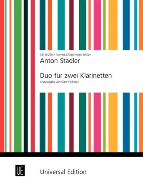 Cover: 9783702411350 | Duo | 2 Klarinetten. Spielpartitur. | Dieter Klöcker | Taschenbuch