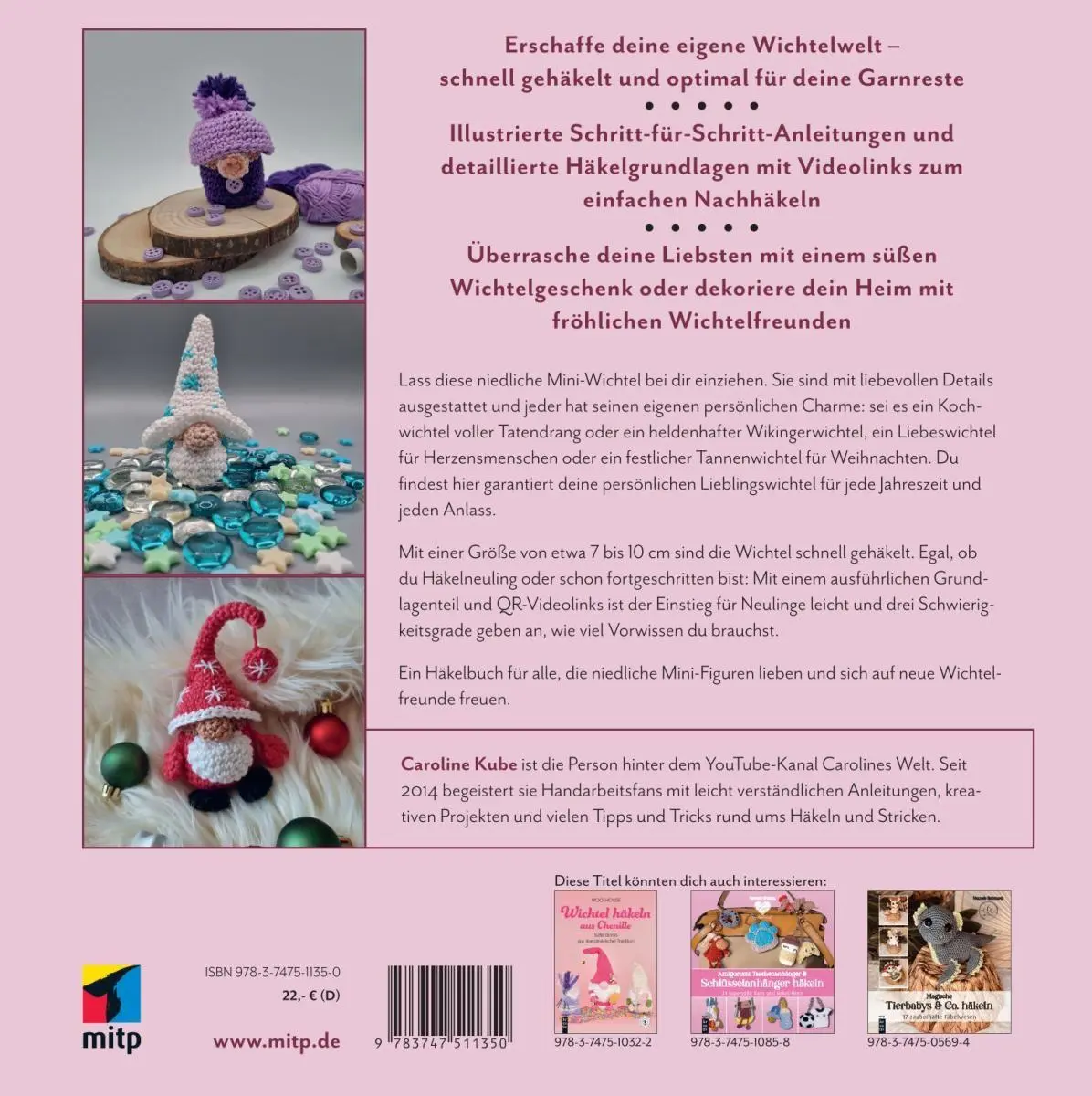 Rückseite: 9783747511350 | Wichtelzauber | Süße Häkelminis zum Verlieben | Caroline Kube | Buch
