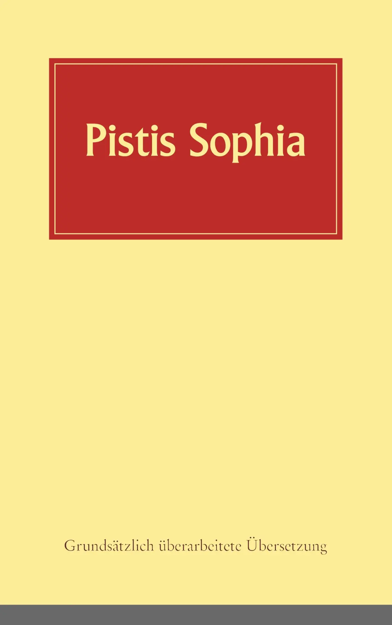 Cover: 9783750481350 | Pistis Sophia | Andreas Döhrer | Taschenbuch | 334 S. | Deutsch | 2020