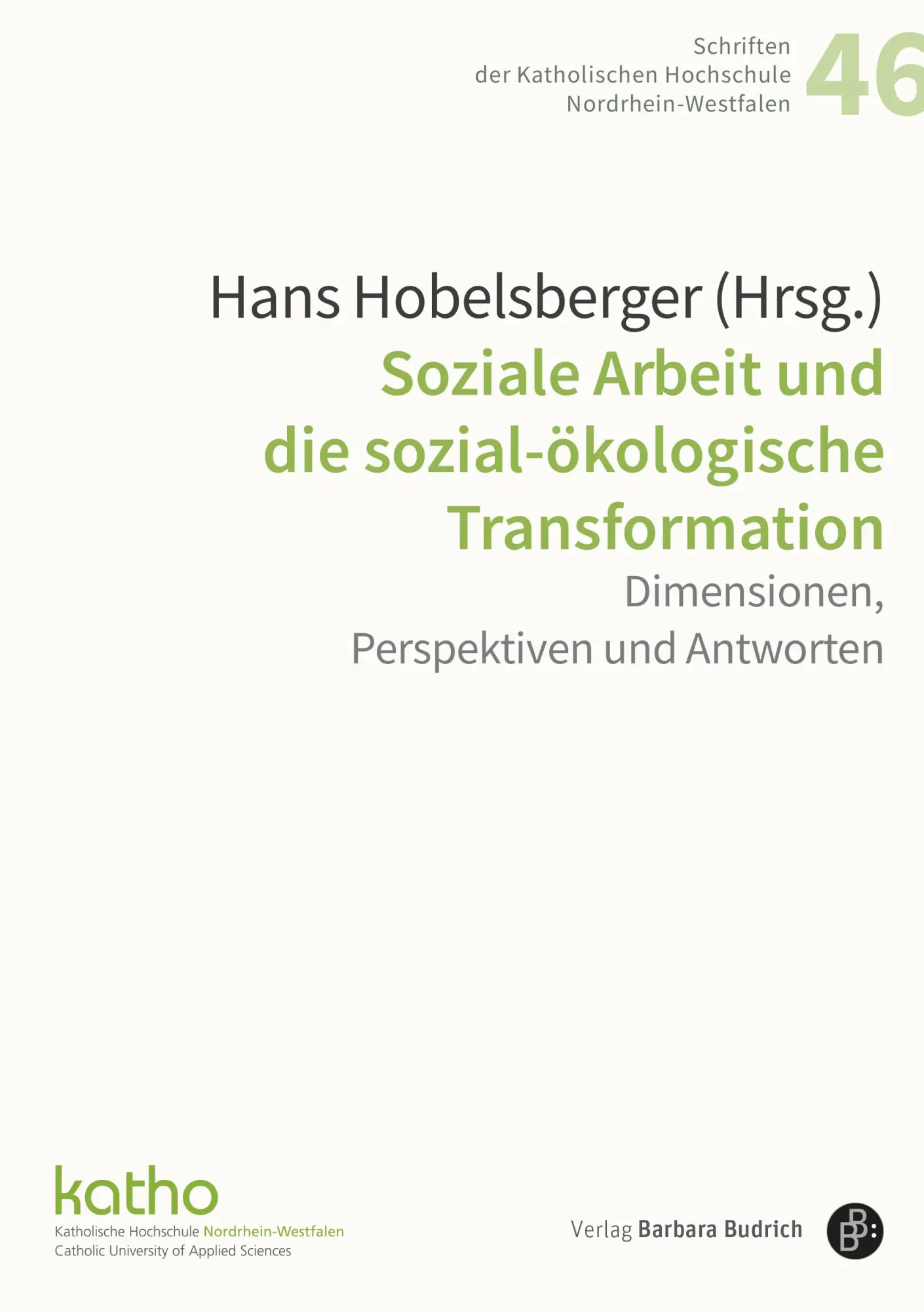 Cover: 9783847431350 | Soziale Arbeit und die sozial-ökologische Transformation | Taschenbuch