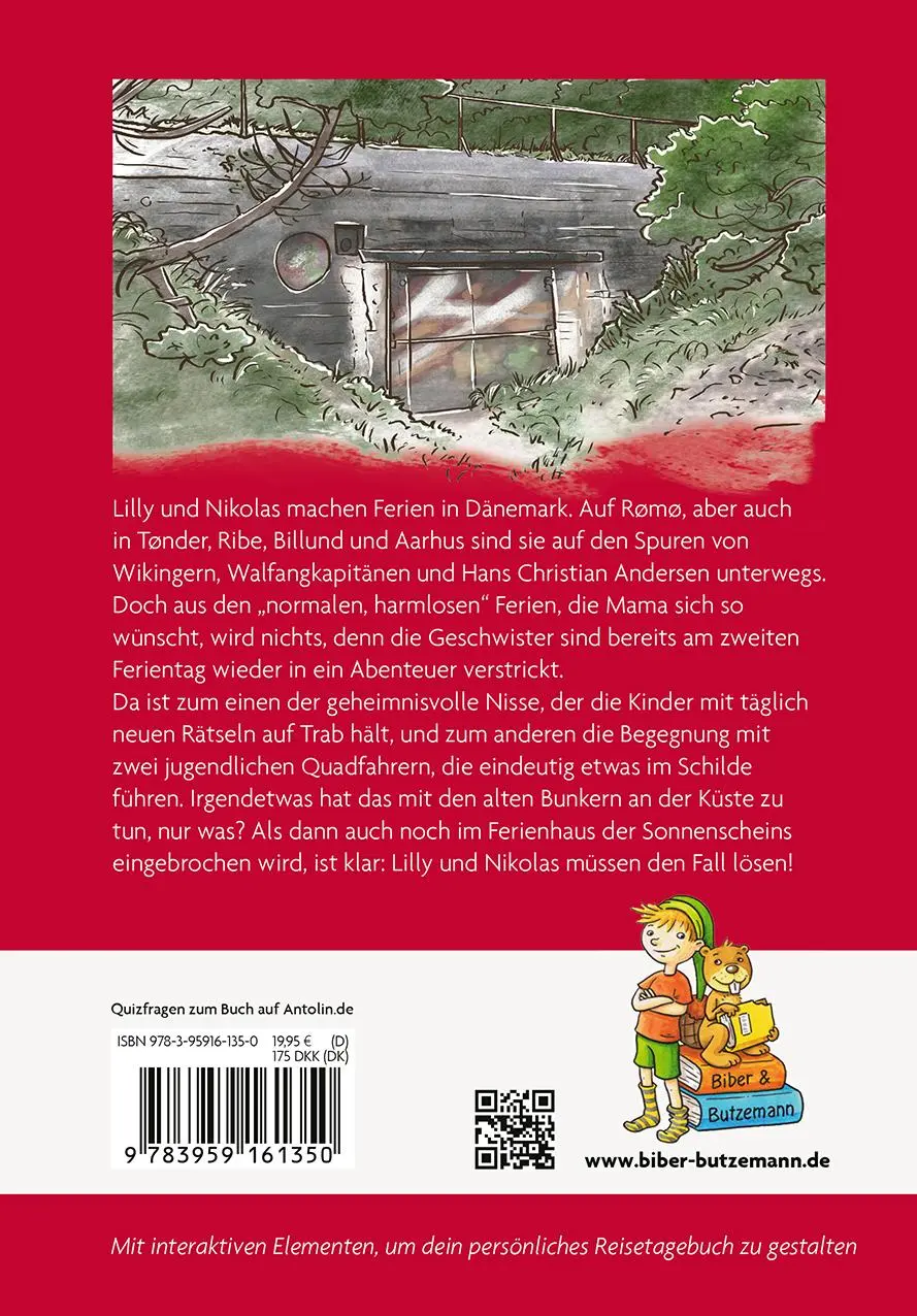Rückseite: 9783959161350 | Abenteuer auf Römö - Lilly, Nikolas und der Bunkerschatz | Hedemann