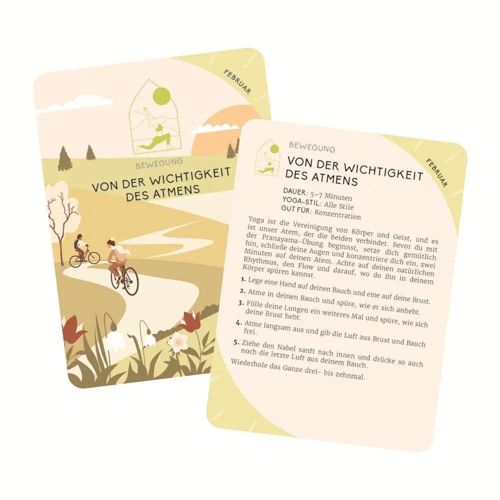 Bild: 9783989621350 | Mein Jahr voller Selfcare - Das Kartenset | Leaping Hare | Box | 96 S.