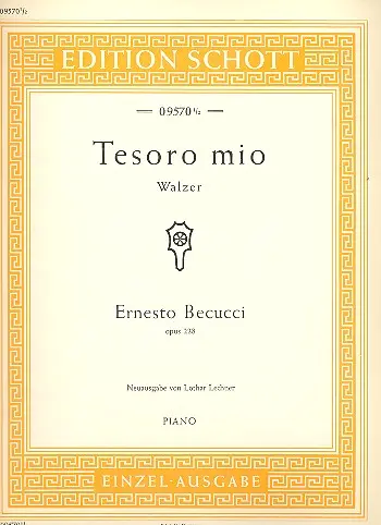 Cover: 9790001091350 | Tesoro Mio Opus 228 | E. Becucci | Buch | Schott Music