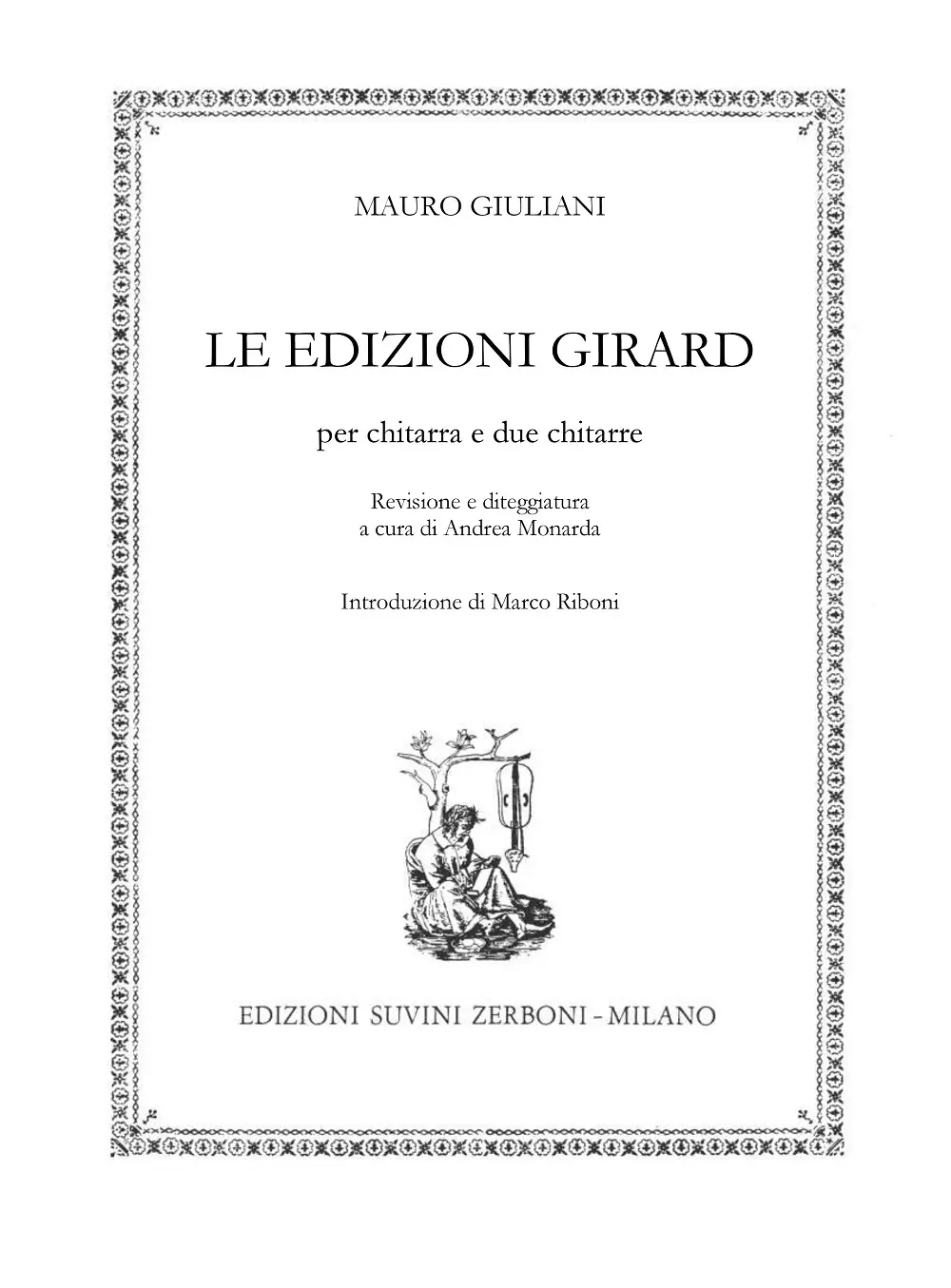 Cover: 9790215621350 | Le Edizioni Girard | per chitarra e due chitarre | Mauro Giuliani