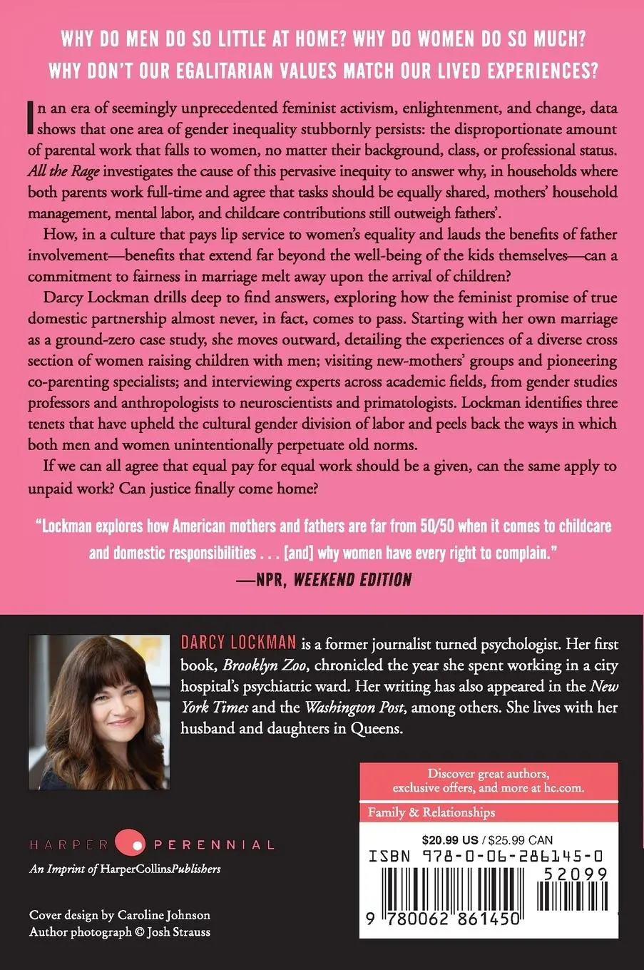 Rückseite: 9780062861450 | All the Rage | Mothers, Fathers, and the Myth of Equal Partnership