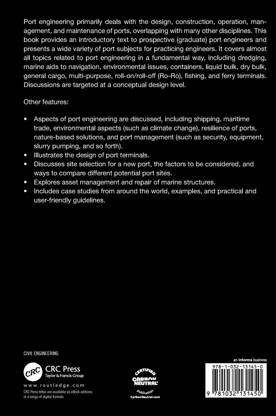 Rückseite: 9781032131450 | Fundamentals of Port Engineering | Koos Schoonees | Buch | Englisch