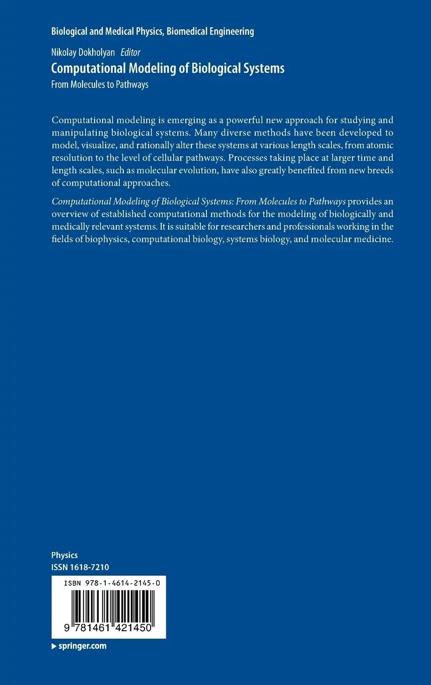 Rückseite: 9781461421450 | Computational Modeling of Biological Systems | Nikolay V Dokholyan