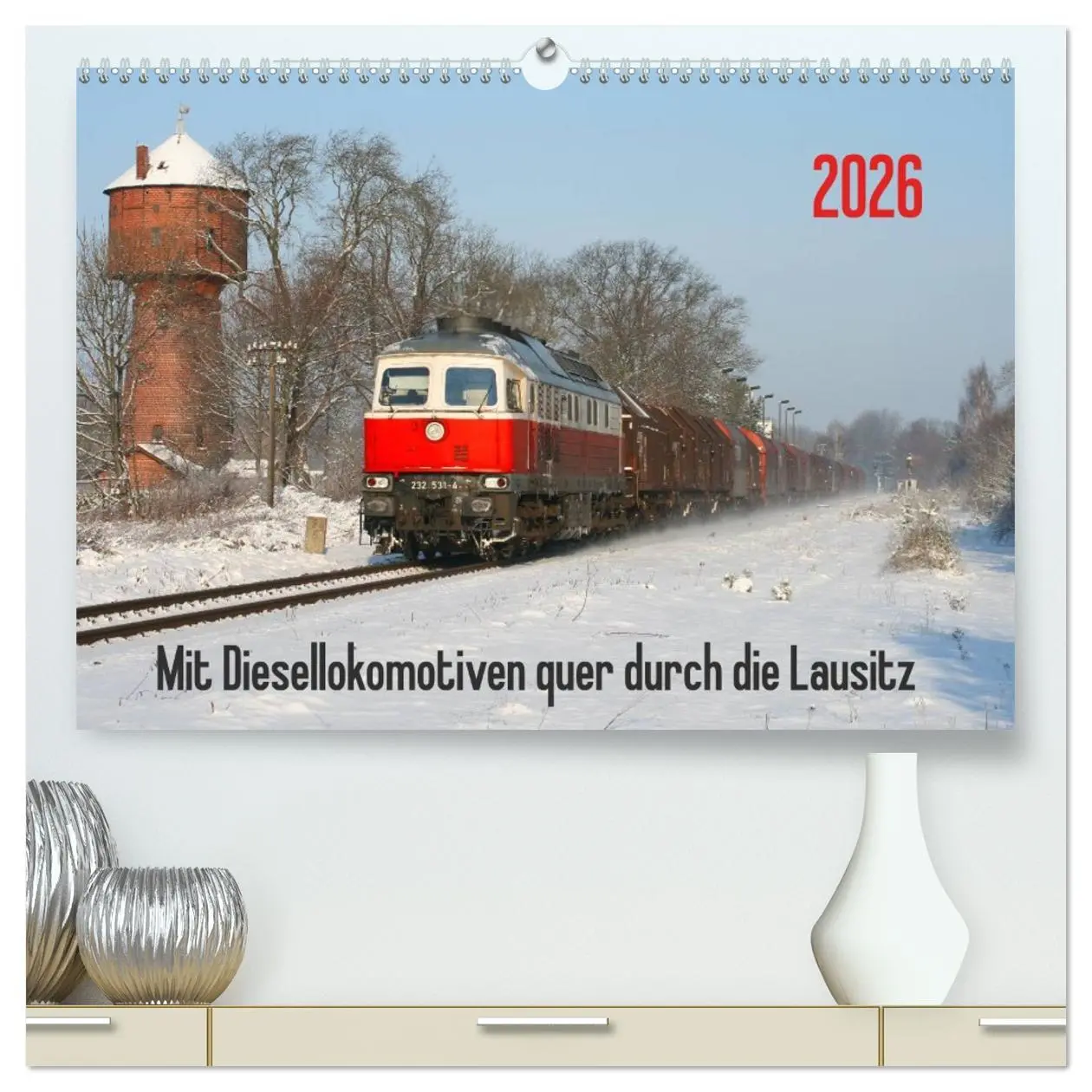Cover: 9783516071450 | Mit Diesellokomotiven quer durch die Lausitz - 2026 (hochwertiger...