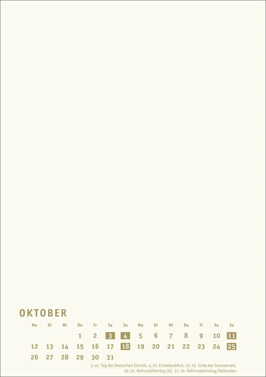 Bild: 9783756411450 | Premium-Bastelkalender gold A4 2026 | Heye | Kalender | Spiralbindung