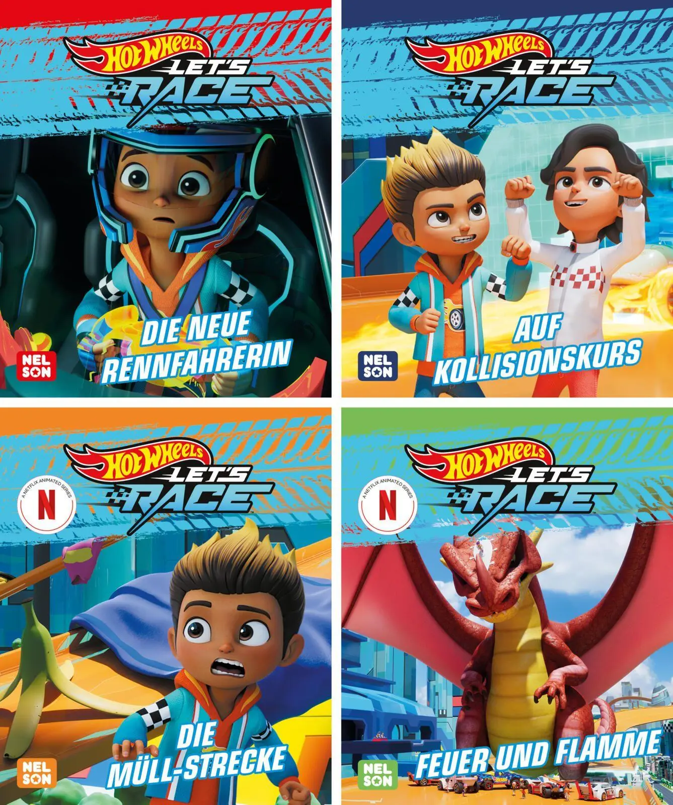 Cover: 9783845131450 | Nelson Mini-Bücher: 4er Hot Wheels 1-4 | 4er Set | Taschenbuch | 20 S.